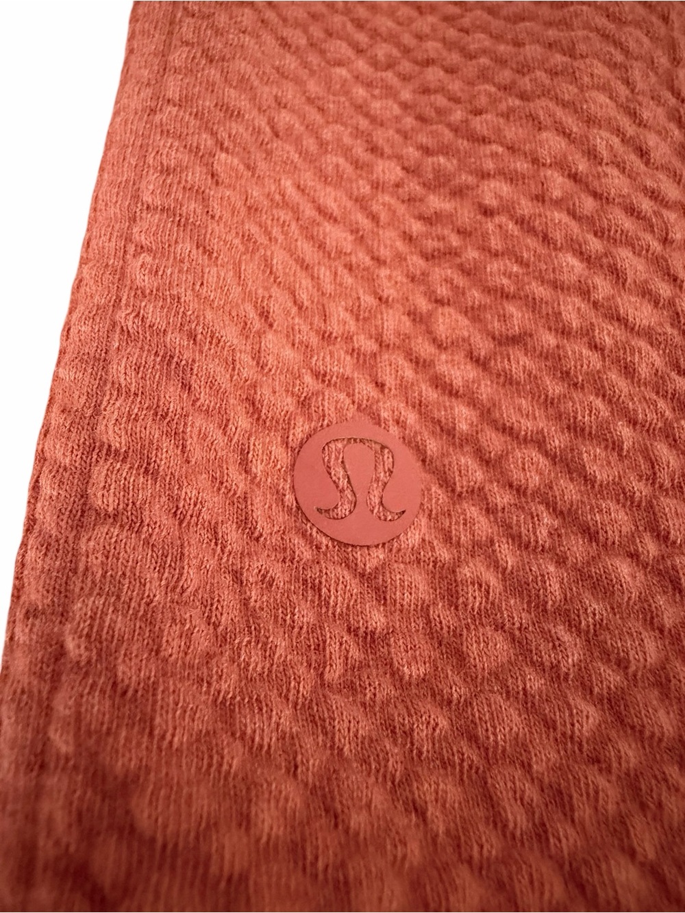 LULULEMON Heathered Brick/White All Yours Zip Hoodie Bubble Dot 6 - Picture 9 of 16